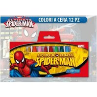 Creioane cerate 12 culori - Spiderman