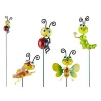 Decoratiune de gradina Insecte pe tarus, 50 cm, 4 modele