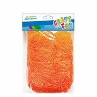 Deco fibra Sisal portocaliu