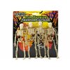 Decoratiune Halloween schelet 4 bucati in set