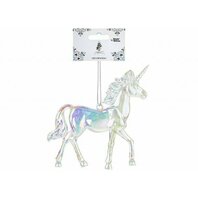Decoratiune iridescent de Craciun Unicorn - 12cm