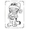 Garfield - Carte de colorat de Craciun si stickere