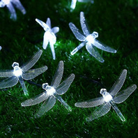 Ghirlanda cu Lumina Solara Libelule, 20 LED, 5m