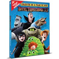 Hotel Transilvania 1, 2, 3: Colectie de 3 filme pe DVD / Hotel Transylvania 1, 2, 3 Movie DVD Collection