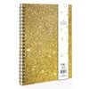 Notebook A4 cu spirala Glitter