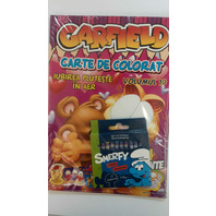 Pachet Carti de colorat Garfield