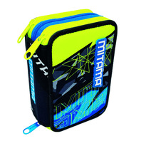 Penar Echipat Mitama TRIPLO ABSTRACT galben/albastru cu continut super FLUO 48 piese