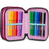 Penar Echipat Mitama TRIPLO GRAFFITI CYAN cu continut super FLUO 48 piese