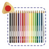 Penar Echipat Mitama TRIPLO WOW HELLO cu continut super FLUO 48 piese