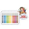 Penar Echipat Mitama TRIPLO WOW HELLO cu continut super FLUO 48 piese