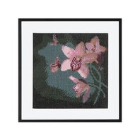 Pictura cu Diamante ORHIDEE, 30x30cm