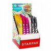 Pix automat Starpak - Lollipop, 0,7 mm, negru, sortiment