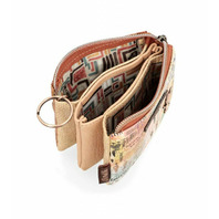 Portofel cu 3 compartimente, Anekke Menire Tribe, 11/7/3cm
