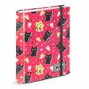 Agenda mare cartonata cu elastic OHMYPOP Pisicute