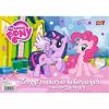 Caiet hartie colorata My Little Pony A4 - 10 file colorate autoadezive