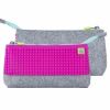 Penar Pouch Pixie, 20.3x12x3.7cm,roz/gri