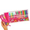 Super Set Mitama Roll-up + Penar detasabil BOOM MAGENTA 25 piece: 10 pixuri, 8 markere, 7 lipici