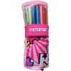 Super Set Mitama Roll-up + Penar detasabil BOOM MAGENTA 25 piece: 10 pixuri, 8 markere, 7 lipici