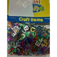 Art & Craft Litere si figurine colorate, 7g