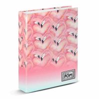 Caiet mecanic A4 cu 2 inele OHMYPOP Flamingo