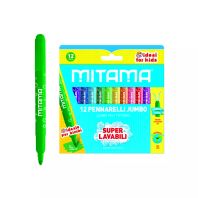 Carioci Jumbo Mitama Superlavabile, 5mm, 12 culori