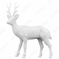 Decoratiune de Craciun - Cerb Alb - 17cm