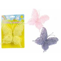 Decoratiune Fluture cu Sclipici