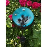 Decoratiune gradina Lampa solara Zana si Luna