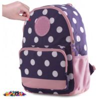 Ghiozdan Pixie Albastru Buline 31 x 42 x 15