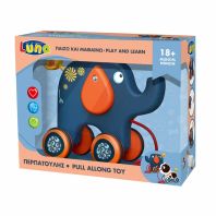 Jucarie de tras Elefant 26,5x10x21cm Luna