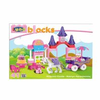 LUNA BLOCKS Castelul Printeselor,  38X28X8,5 cm, 42 piese