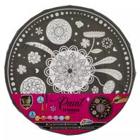 Paint By Number ROTUND  30cm - Flori