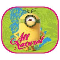 Parasolar auto MINIONS cu poster de colorat, 2 bucati