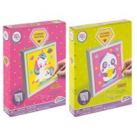 Pictura Diamant Unicorn Inramat 15x15cm