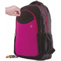 Rucsac Pixie cu buline fuchsia