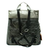 Rucsac Dogsbybeluchi gri lucios, buzunar ascuns