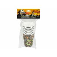 Set 12 buc Pahare hartie Halloween, 9OZ(cca 266 ml)