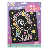 Set creativ Arta Mozaic Sticker holografic Unicorn 22x18cm