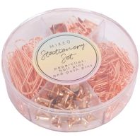Set de agrafe si accesorii Rose Gold