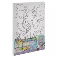 Set Picteaza dupa Numere 29,7 x 19,5 cm Unicorn pe curcubeu