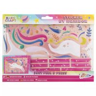 Stickere pe numere Unicorn 26x21cm