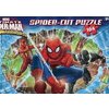 Puzzle Ultimate Spider-Man: Web-Warriors (Spider-cut puzzle, 104 piese) Clementoni