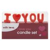Ser lumaniari I Love You in cutie cadou