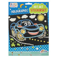 Set creativ Arta Mozaic Sticker holografic Masina 22x18cm