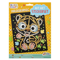 Set creativ Arta Mozaic Sticker holografic Tigru 22x18cm