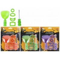 Set sculptat dovleac Halloween 6 piese