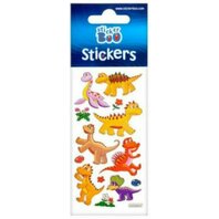 Sticker dinozauri colorati