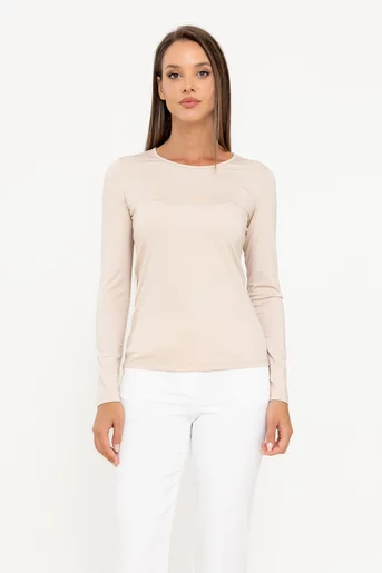 Bluză basic bej B4533