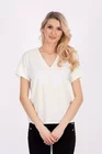 Bluza casual  in anchior ivory B4211 thumbnail picture - 