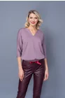 Bluza jerse in anchior mov deschis  B4330 thumbnail picture - 
